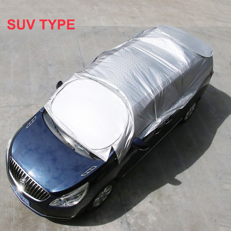 Outdoor Protect Snow Dust proof Anti-UV Scratch-Resistant Unti Heat Foldable Sun Cover For Car