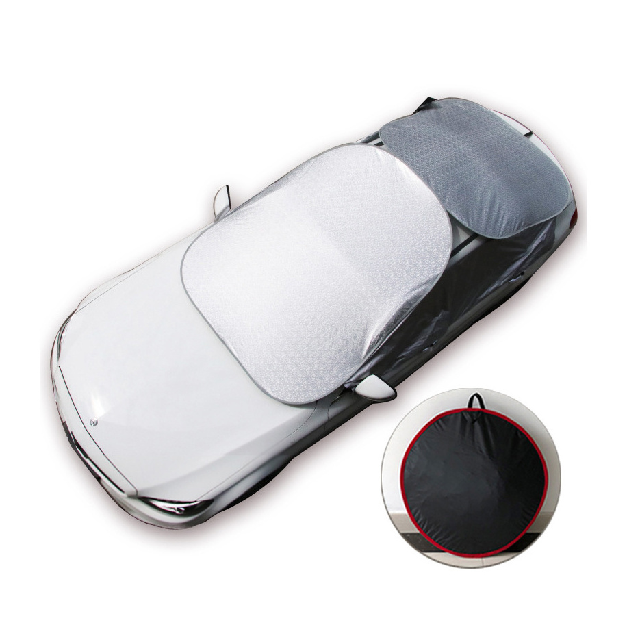 Outdoor Protect Snow Dust proof Anti-UV Scratch-Resistant Unti Heat Foldable Sun Cover For Car