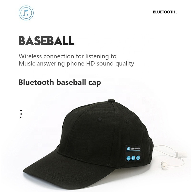 2023  New Trending MZ01 Outdoor bt Headphone Sports Hat Music Wireless Smart Earphone Hats