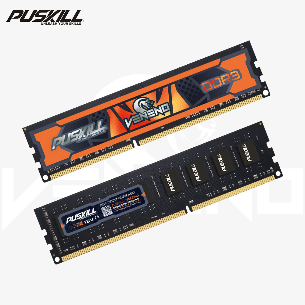 VENENO series DDR 3 Wholesale pc memory 4gb RAM DDR3 8gb 1600MHz 1333MHz 1.5V desktop memoria ram