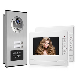 Video Intercom Door Entry System Wired 7inch LCD Monitor Video Door Phone Door Intercom