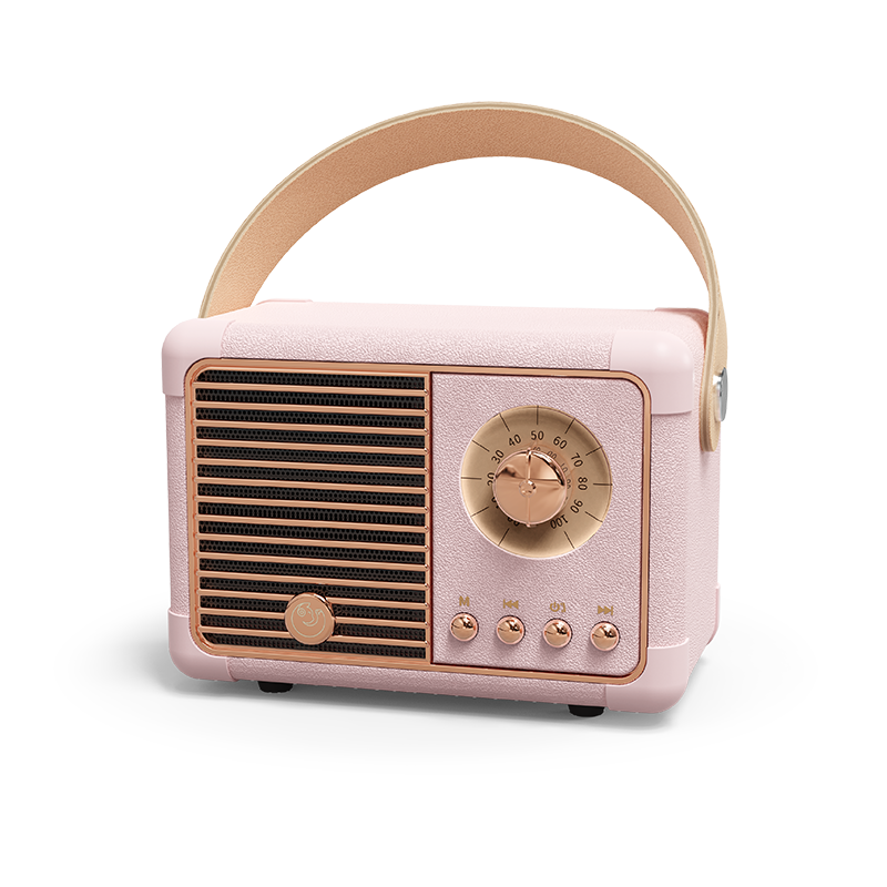 2023 Newest am fm sw 3 band retro style wireless radio rechargeable Wireless case vintage radio