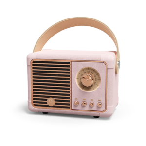 2023 Newest am fm sw 3 band retro style wireless radio rechargeable Wireless case vintage radio