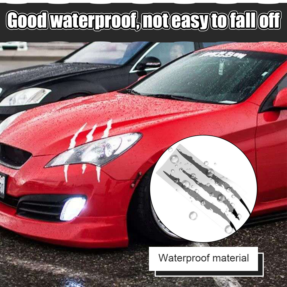 Car Decals,  Waterproof Decoration Headlight Decal Claw Mark Stickers For Cars//