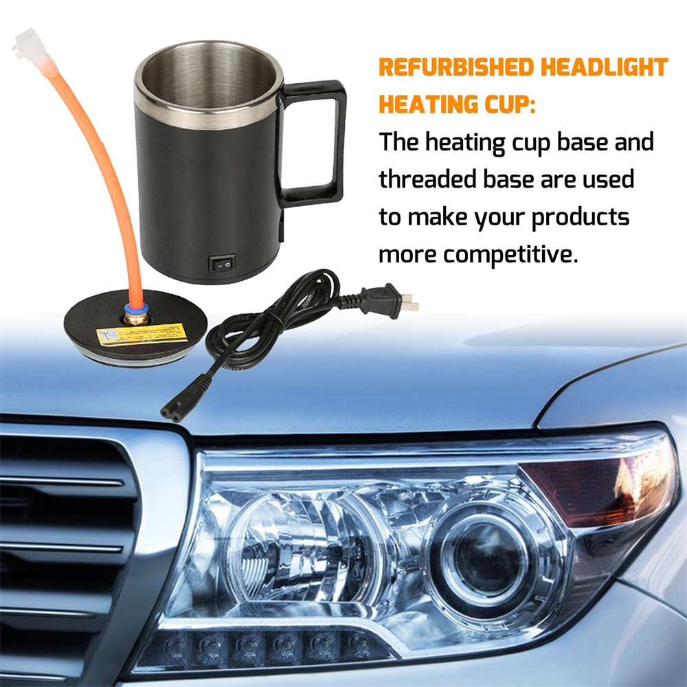 Car Refurbished Headlight Heating Cup Car Headlight Refurbishment Coating Evaporation Atomizing Cup