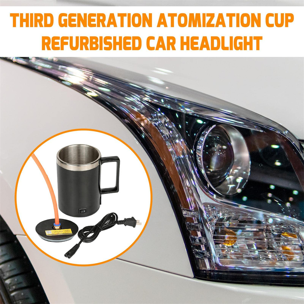 Car Refurbished Headlight Heating Cup Car Headlight Refurbishment Coating Evaporation Atomizing Cup