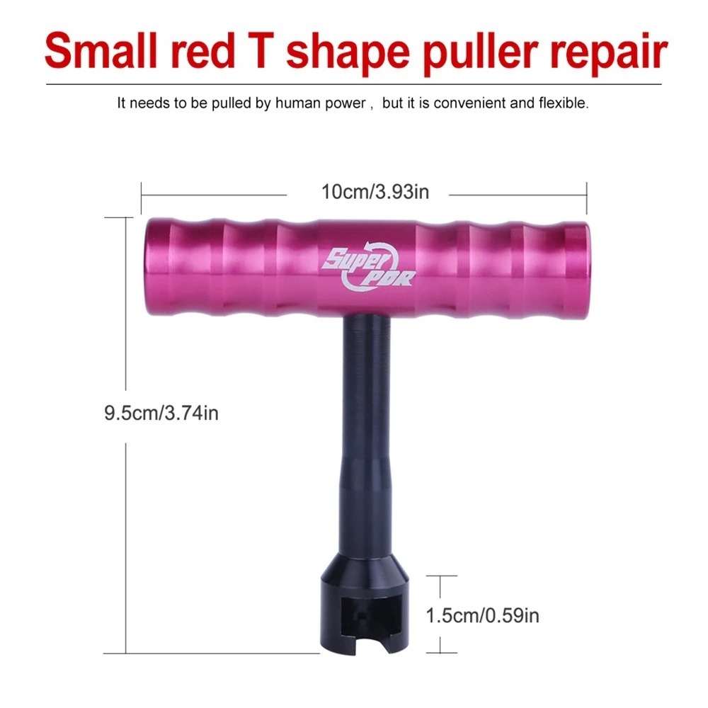 Dent Removal Mini Grip Glue Puller T-Handle Dent Puller PDR Paintless Dent Repair Tool