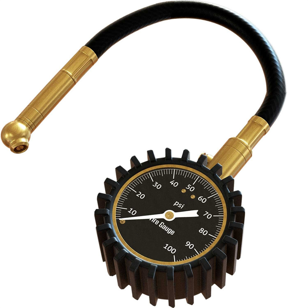 Custom Easy to Read Profesional Heavy Duty Car Air Gauge Tire Pressure Gauge