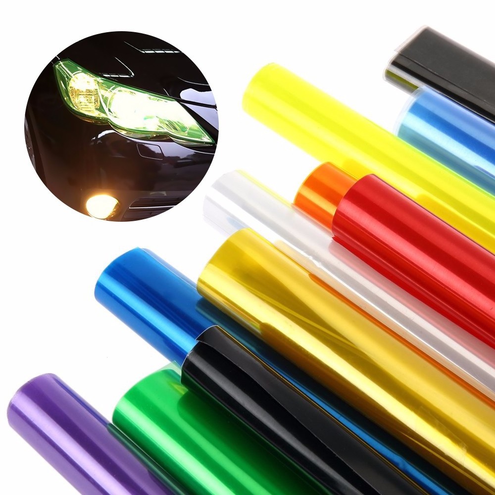 Car Protection Film For Car Light Extra-Wide Headlight Taillight Vinyl Tint Wrap Roll