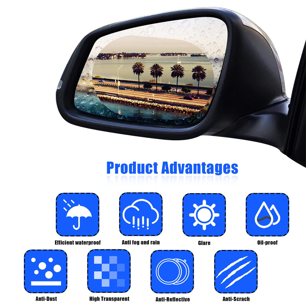 Nano Coating Anti Fog Nano Coating Car Film Rainproof Waterproof Car Rearview Mirror Film