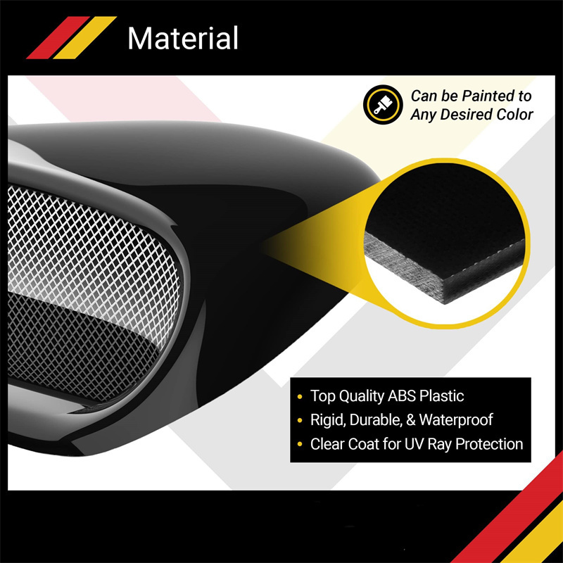 Cars Trucks Vent Accessories Decorative Front Engine Cover Air Intake Car Universal Hood Scoop