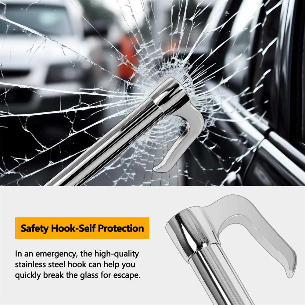 Universal Anti-Theft Retractable Double Hook Car Clutch Pedal Lock Steering Wheel Brake Lock