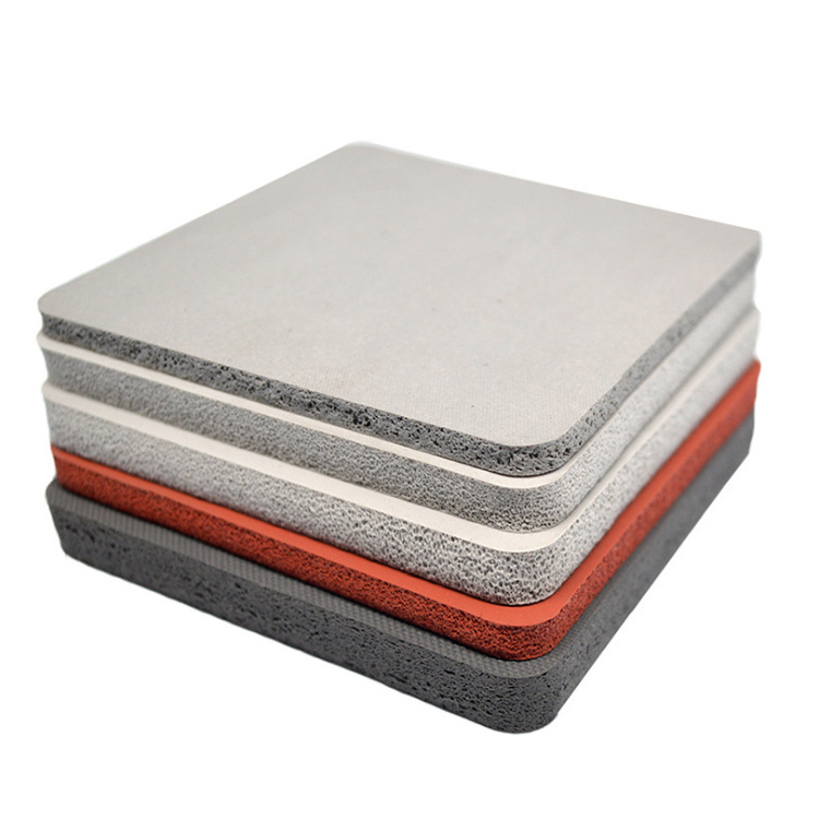 Customized size silicone foam rubber pad for heat press machine, Heat Transfer Machine Foam Sheet