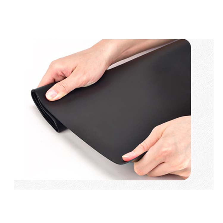 high temp electrically conductive self adhesive backed silicone rubber sheet