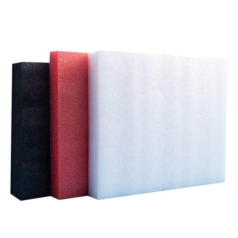 20.5x20.5 inch/52cm * 52cm EPE foam packaging foam board thickened high-density protective pad black white red