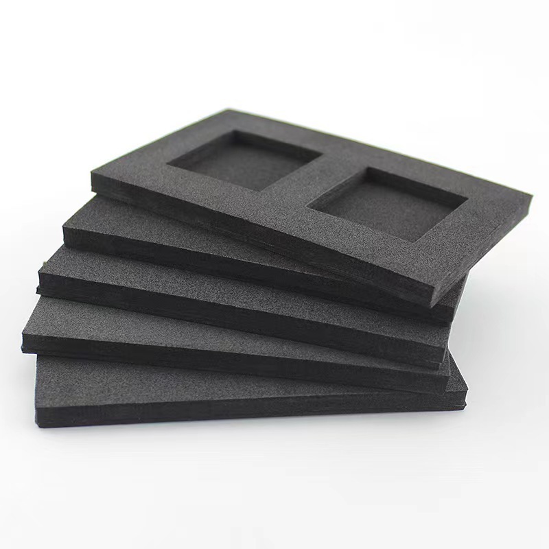 Eva Foam Packaging Insert Embedded In Custom High Density Foam Tray Eco Friendly Eva/epe Foam Packaging Box Lining