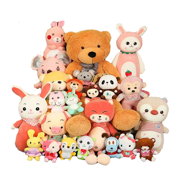 Factory 7 10 12 15 18cm Plush stuffed Animal Toys Vending Machine Doll claw Machine doll Crane Machine Mini Plush toys