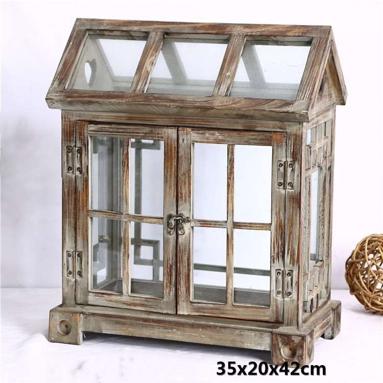 Rustic  Tea Light  Decorative Lantern Wind Lamp Scented Candle Holders