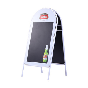 Magnetic Blackboard Sign for Restaurant Wood Frame Chalk Writing Board for Outdoor Use