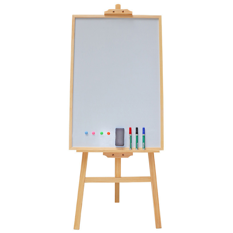 Frame Magnetic Erasable Stand Whiteboard White Blackboard OEM Wooden Customized Wood Mobile Whiteboard Whiteboard for Classroom