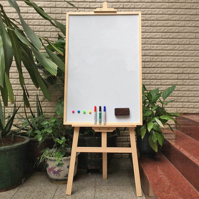 Frame Magnetic Erasable Stand Whiteboard White Blackboard OEM Wooden Customized Wood Mobile Whiteboard Whiteboard for Classroom