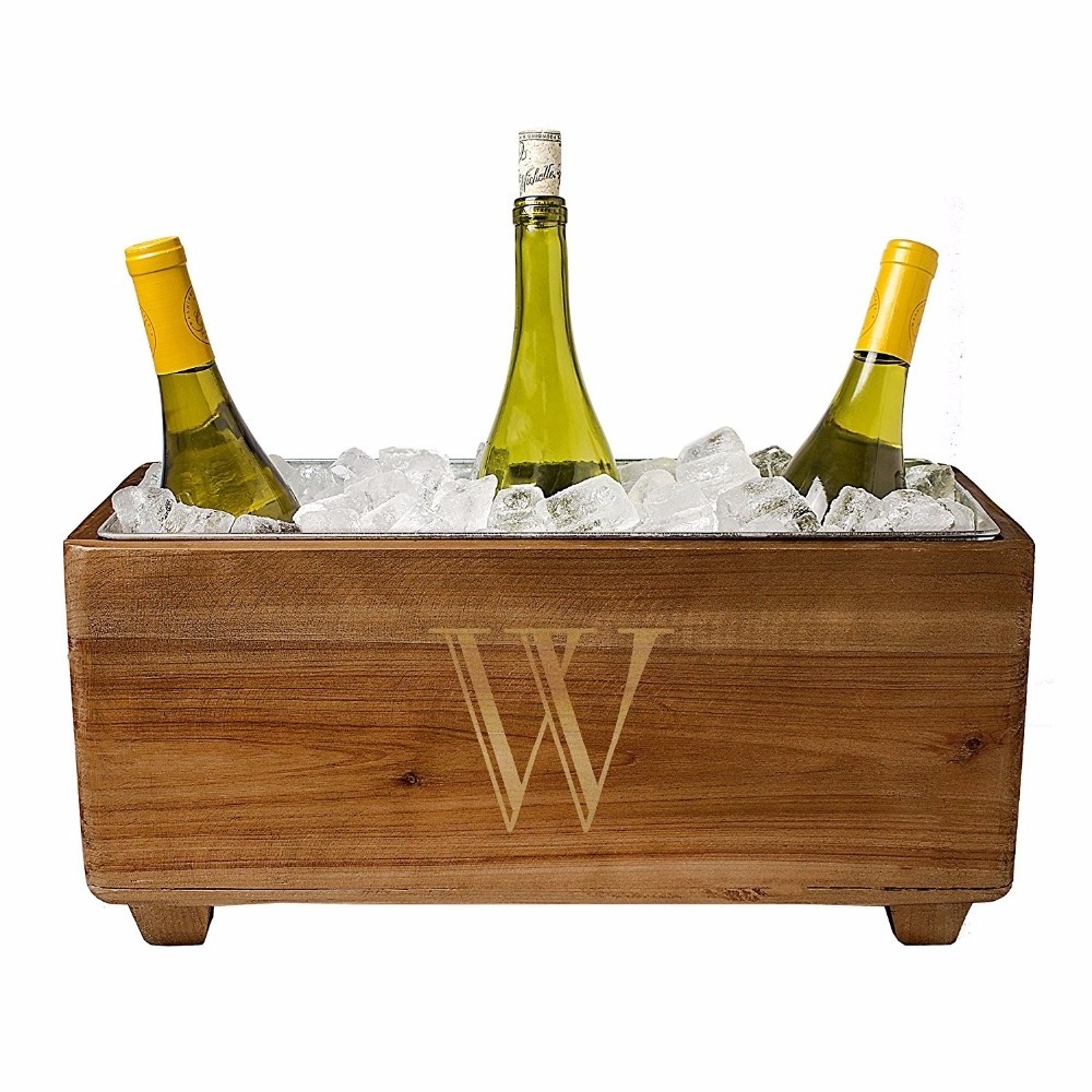 promotion gift wooden ice bucket