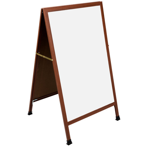 Magnetic Blackboard Sign for Restaurant Wood Frame Chalk Writing Board for Outdoor Use