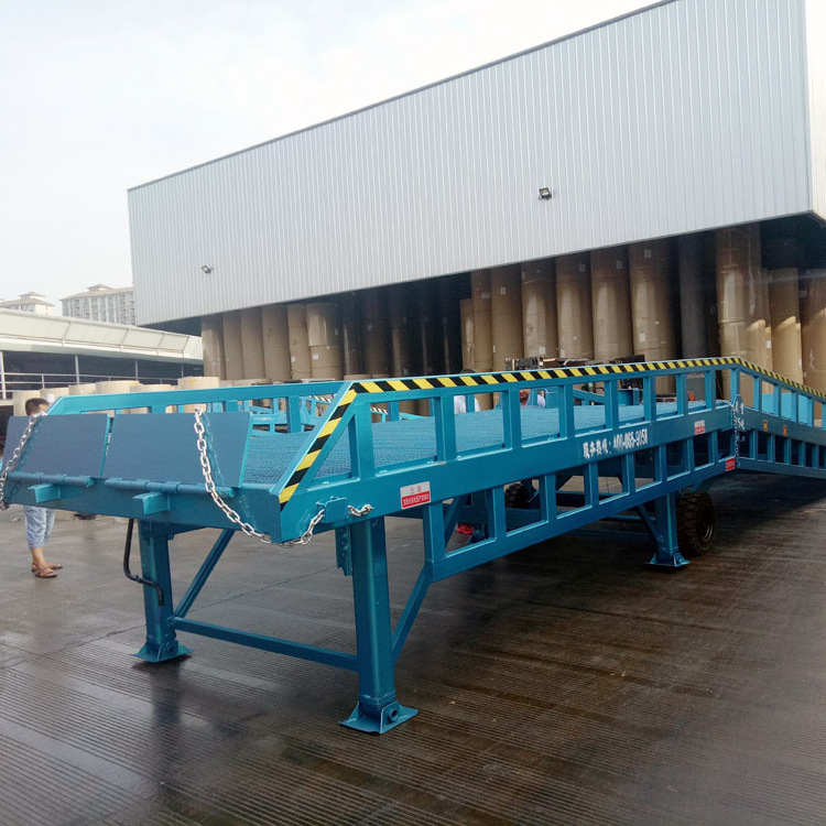 Mobile Yard Ramp loading ramp 10t mobile container forklift loading yard ramp