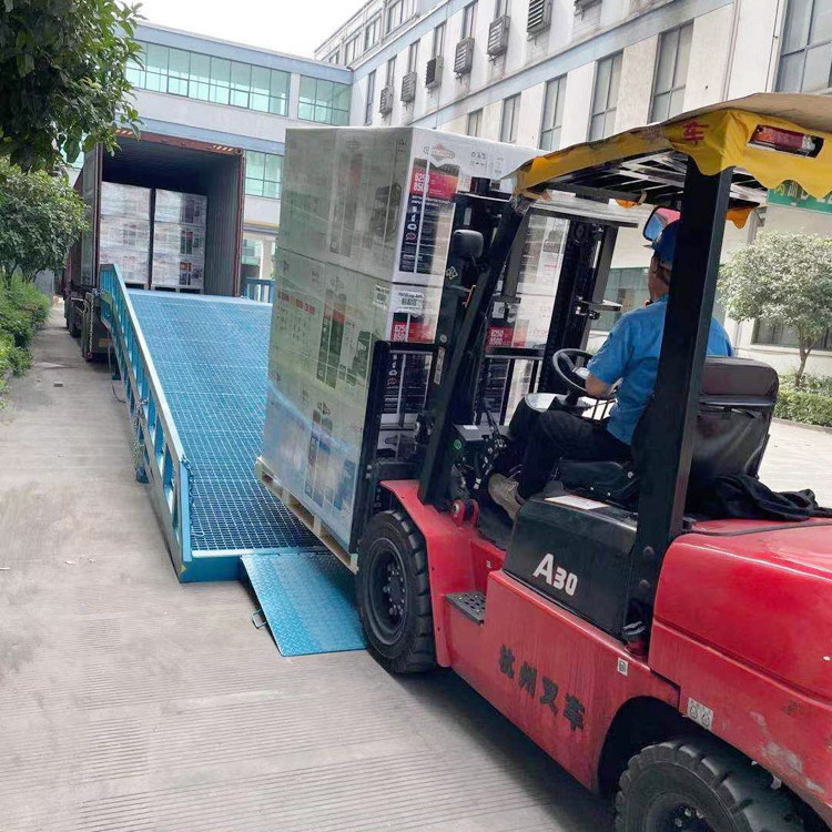 Mobile Yard Ramp loading ramp 10t mobile container forklift loading yard ramp