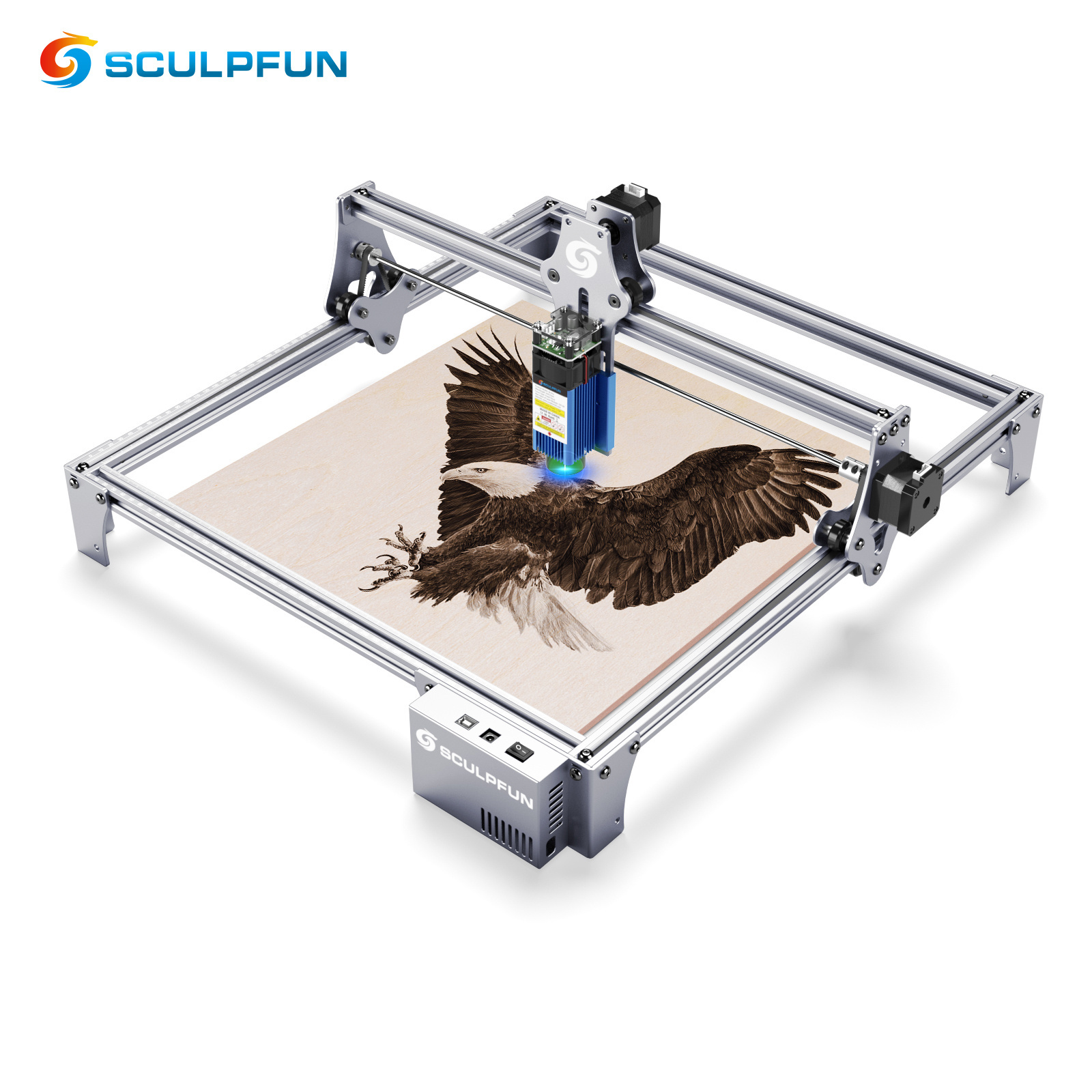 SCULPFUN S6PRO 60W High Precision extend Source Factory Laser Marking Engraver DIY Mini laser engraving machine