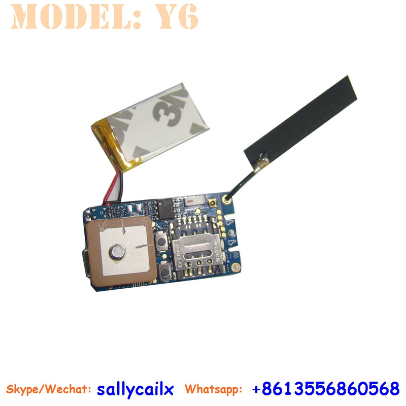 nano sim card gps chip module pcba board dog collar with gps with WIFI BT4.0 Y6 gps tracker mini a8