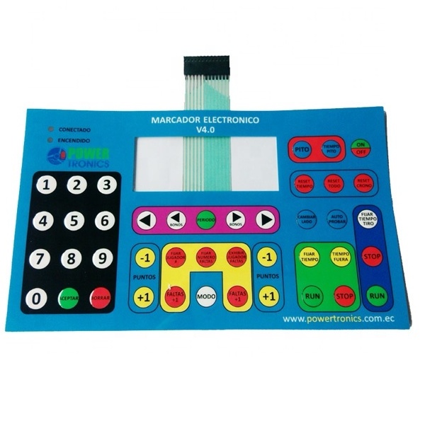 Digital PCB membrane switch ,Graphic Overlay, Membrane Keyboard