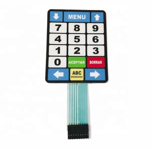 Digital PCB membrane switch ,Graphic Overlay, Membrane Keyboard