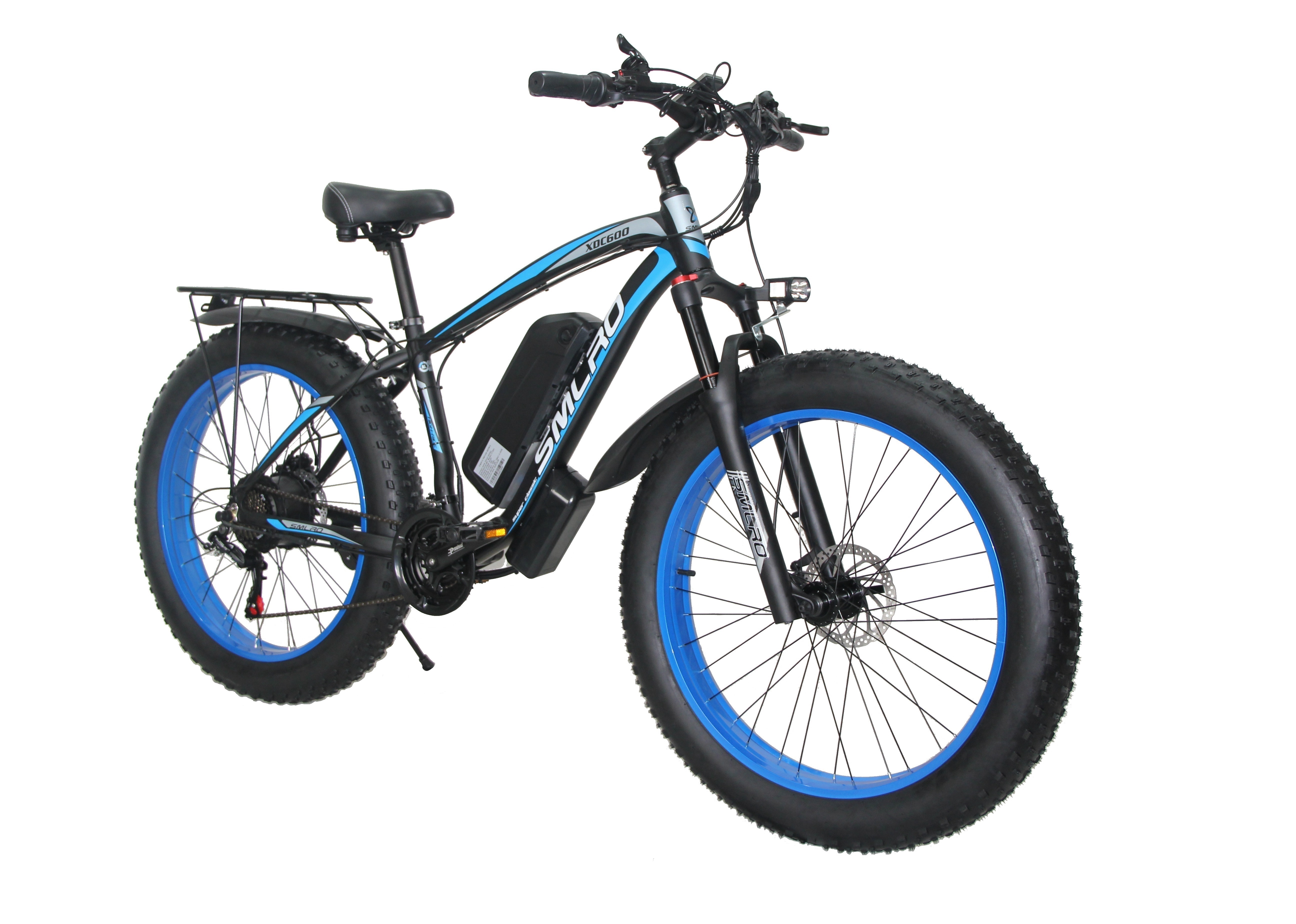 SMLRO XDC600 21 speed electric bike 48V 500W 13AH mountain ebike lithium battery electric bicycle 26 inch Fat Tire e bike ebike