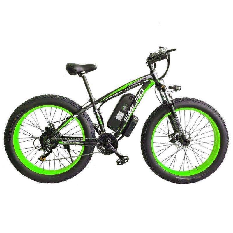 SMLRO XDC600 21 speed electric bike 48V 500W 13AH mountain ebike lithium battery electric bicycle 26 inch Fat Tire e bike ebike