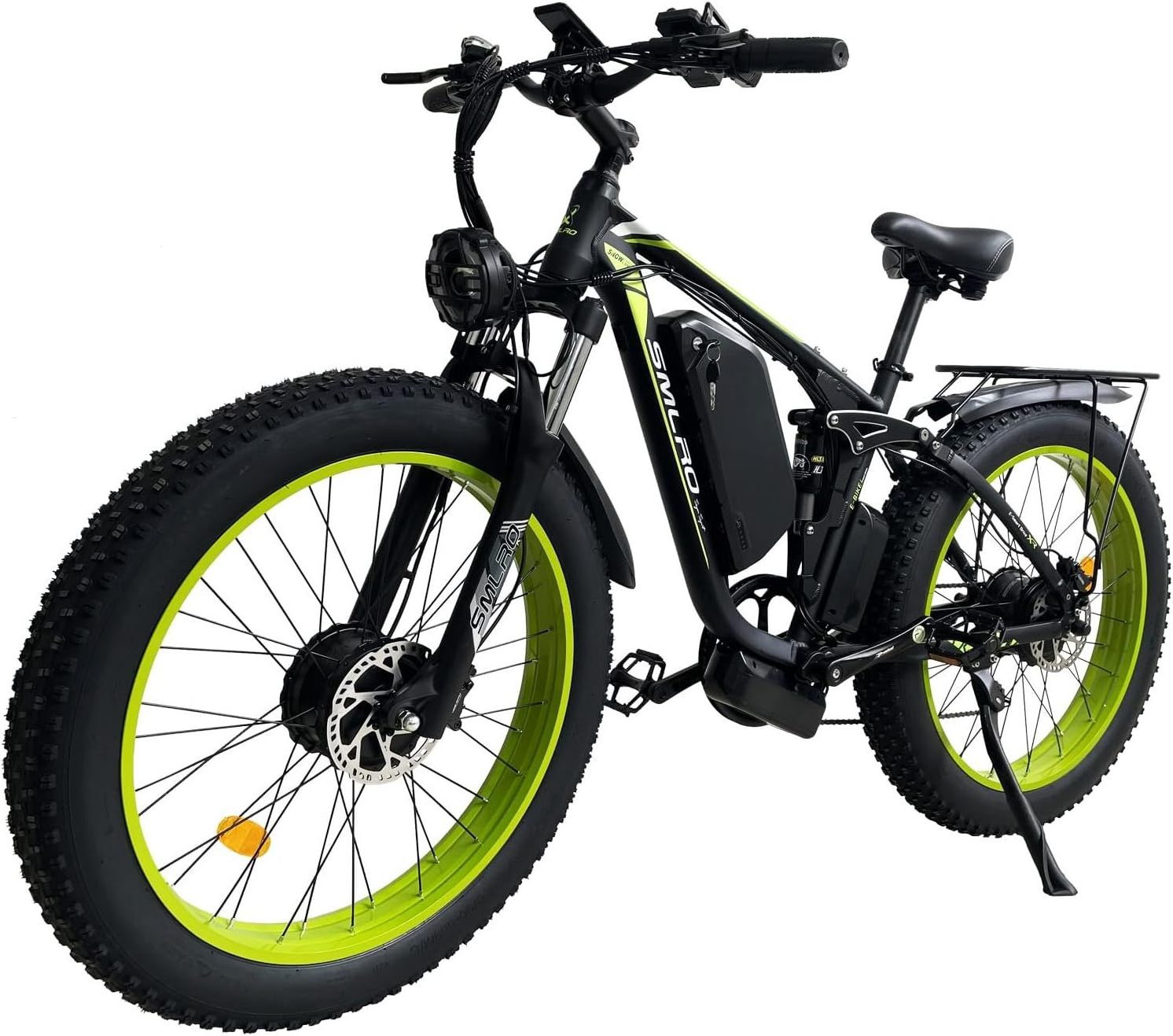 Smlro V3 Dual Motor 1000W 2000W Electric Bicycle 22.4Ah 48V Mountain Bike with Removable Battery for 26 Inch Fat Tires