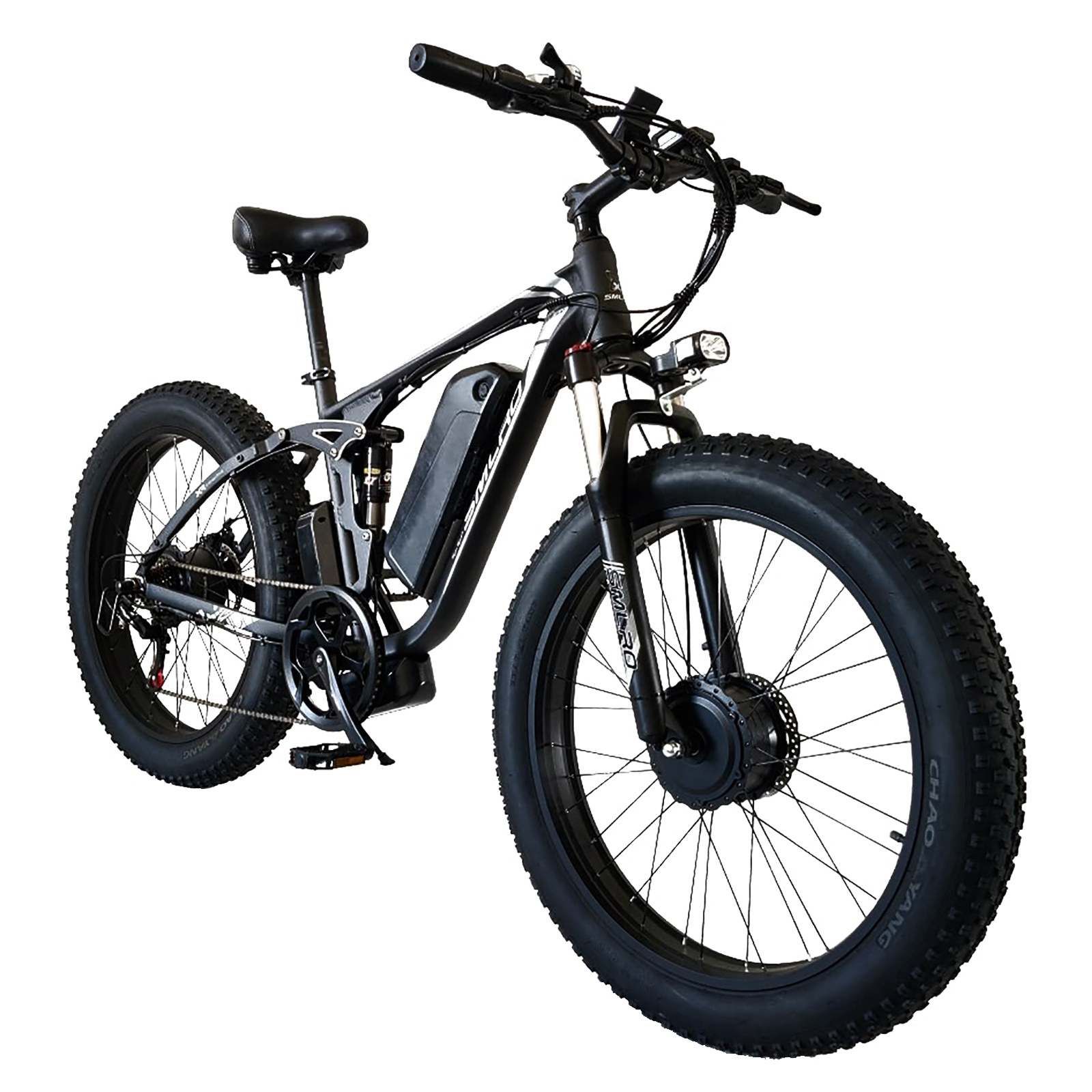 US Wholesale Electric Bike Smlro V3 48V 2000W 16AH  22.4AH Dual Motor E-bike 26 inch Fat Tire Adult Ebike MTB