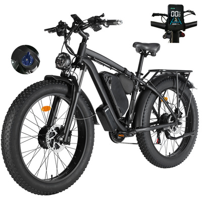 US Warehouse Popular SMLRO XDC600 PLUS AWD Electric Bike 1000W 2000W 48V 26" Motor Bike Fat Tire Mountain Snow Bicycle Ebike