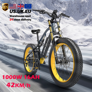 LANKELEISI RV700 Velo 26 " electric mountain bike fat tire bike 48v 16ah 17.5ah lithium battery ebike 1000w electric bicycle