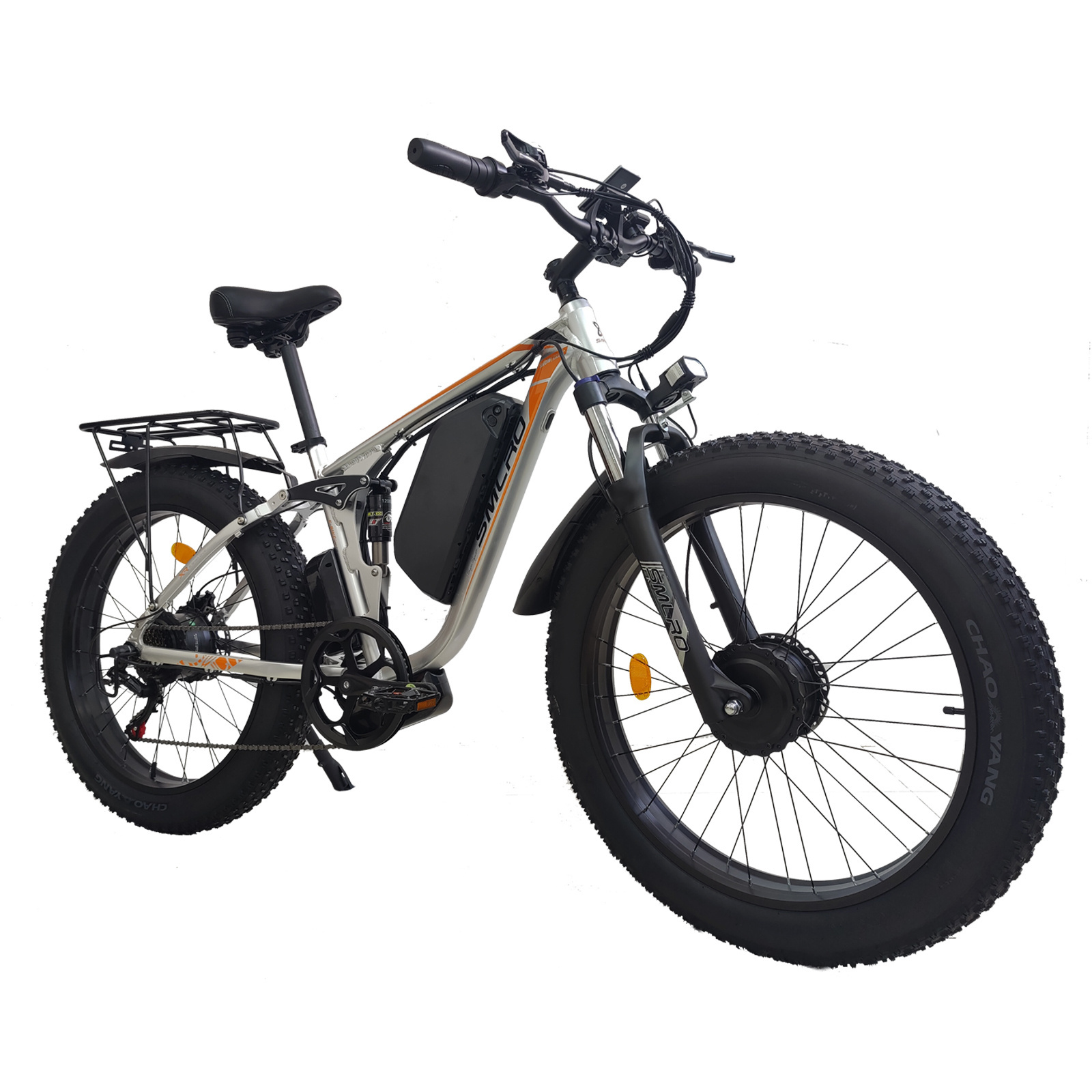 US Wholesale Electric Bike Smlro V3 48V 2000W 16AH  22.4AH Dual Motor E-bike 26 inch Fat Tire Adult Ebike MTB