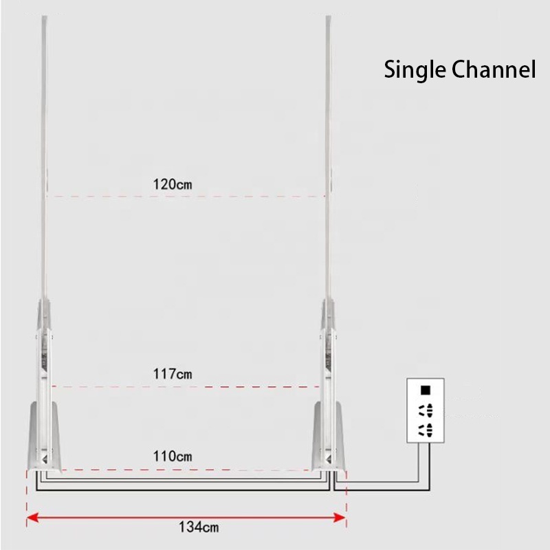 13.56Mhz Eas Systems Rfid supermarket security sensor,  Anti theft devices for clothes - Acrylic Glass Eas RF Antenna