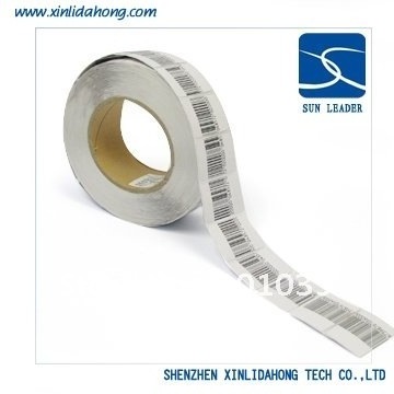 XLD-R01 3x3mm,3x4mm, 4x4mm Super Sensitive Retail Shop Adhesive Barcode EAS Soft Labels