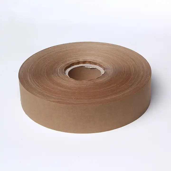 Kraft brown money banding paper tape 30mm width for packing money banknotes