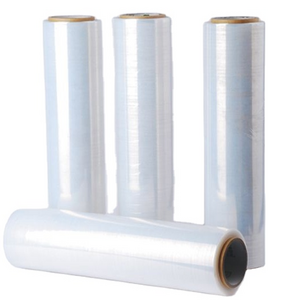 Hand Stretch Wrap 20" 1500ft 80 Gauge Thick Shrink Wrap Roll for Moving Supplies Furniture Pallets Plastic Wrap for Packing