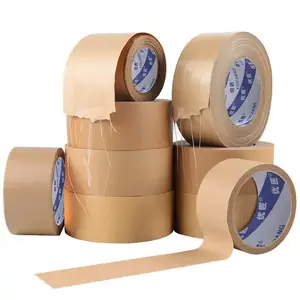 Kraft brown money banding paper tape 30mm width for packing money banknotes