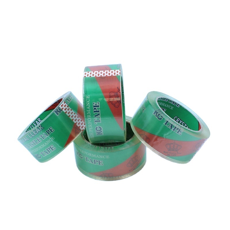 Super Crystal transparent opp packing tape 48mm 90yd adhesive glue sticky carton sealing tape with no bubble