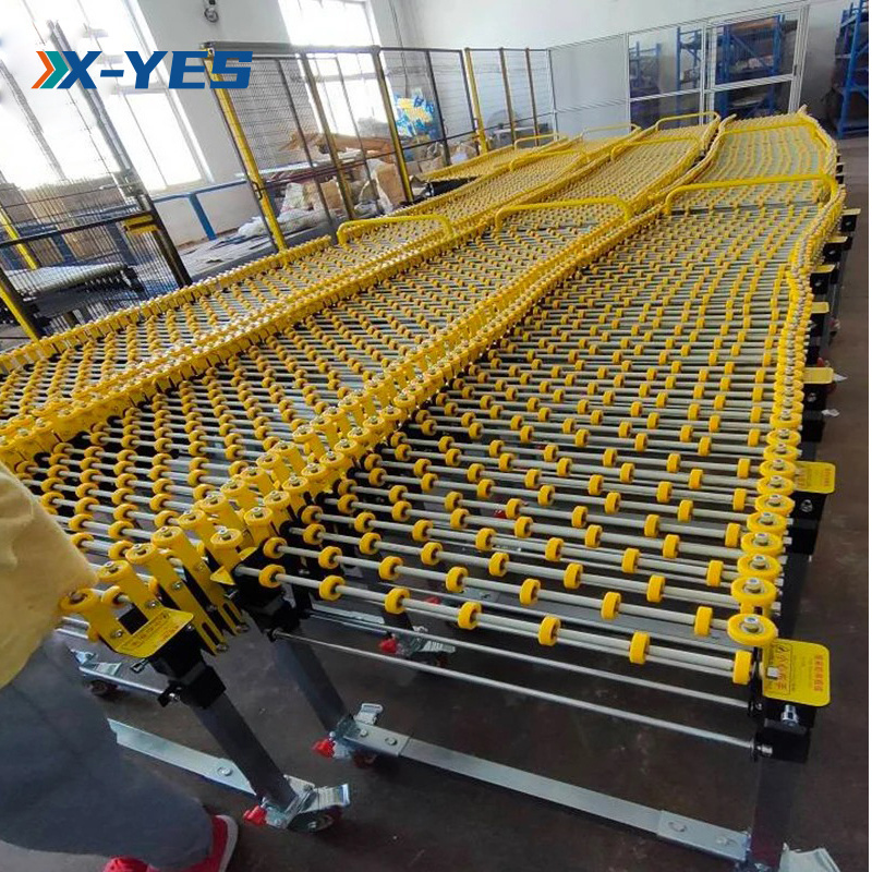 X-YES Skate Wheel Conveyor Gravity Conveyor Roller Unloading Roller Conveyor Get A Free Quote