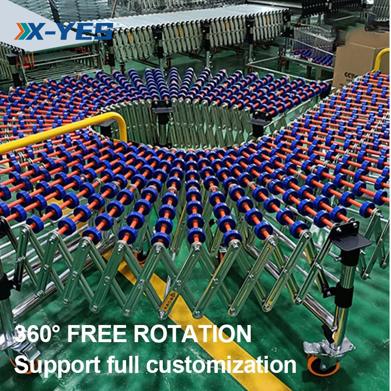 X-YES Skate Wheel Conveyor Gravity Conveyor Roller Unloading Roller Conveyor Get A Free Quote