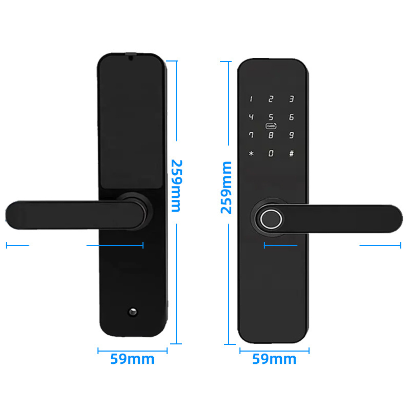 MZD High Security for Home Good Quality deadbolt smart lock with wifi electric door lock smart tuya smart lock