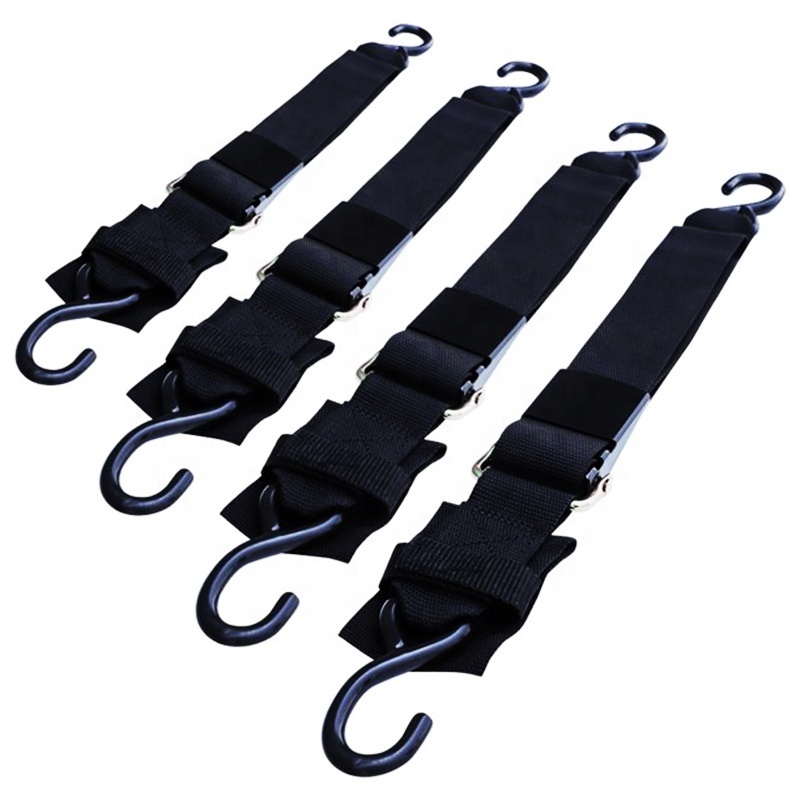 Heavy Duty Quick Release Buckle Boat Tie Down Straps Trailer Boat Transom Straps For Boat Trailer